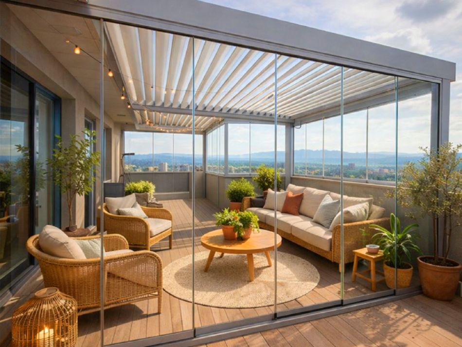 acristalamiento de terrazas en Móstoles