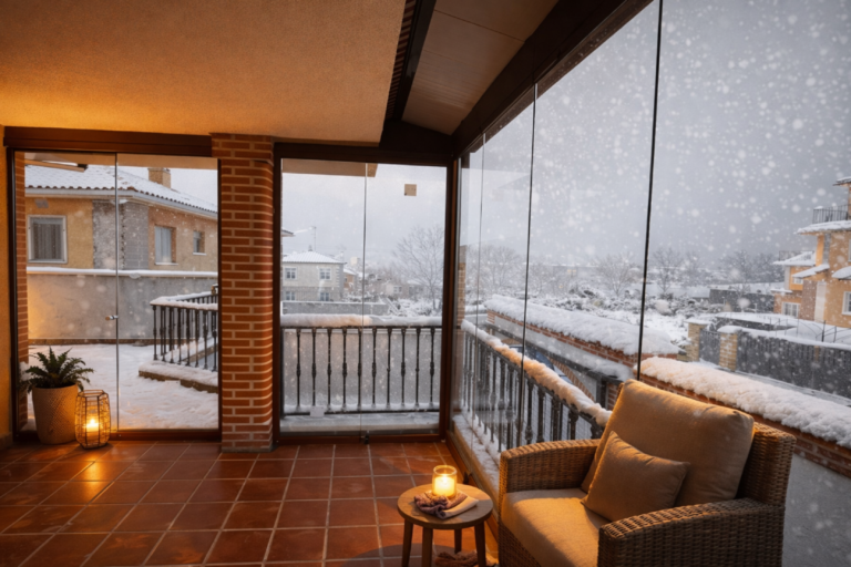 ¿Las cortinas de cristal aíslan del frío?