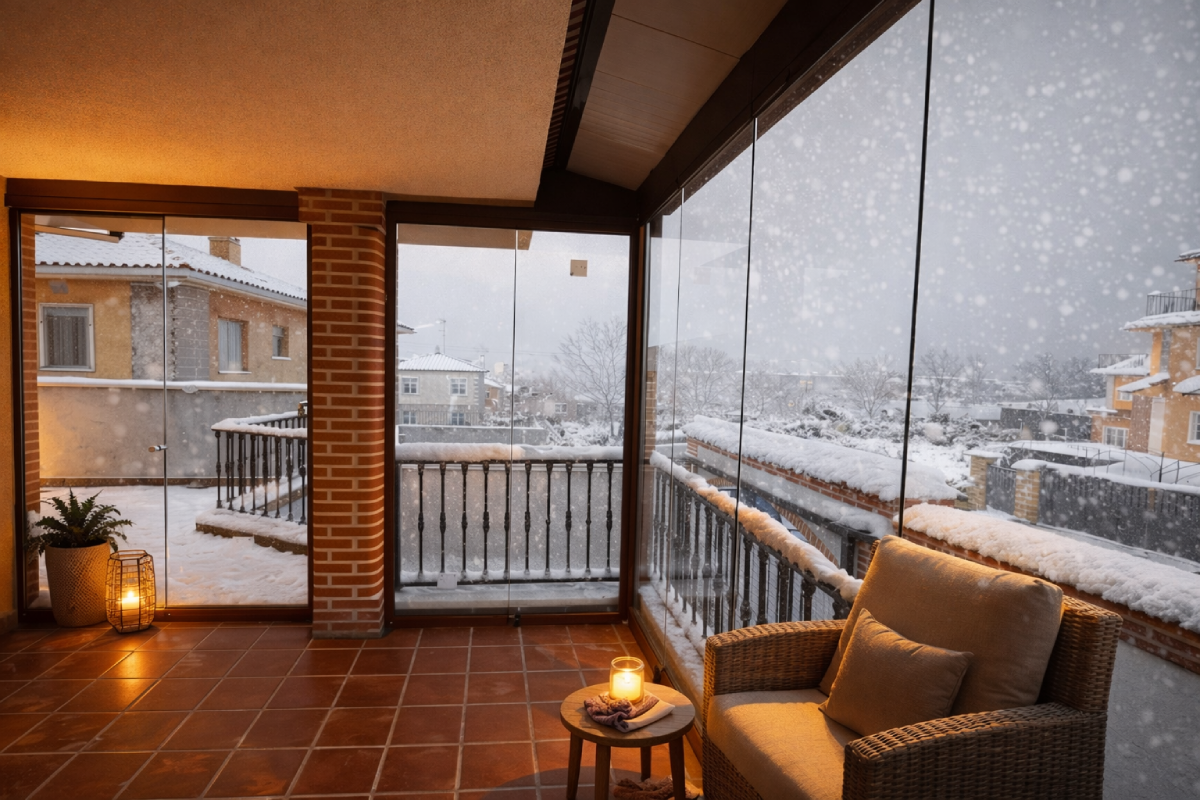 ¿Las cortinas de cristal aíslan del frío?