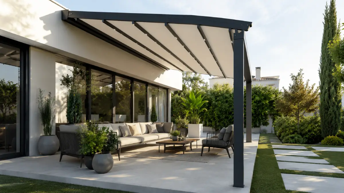 pérrgola lona tensada Madrid